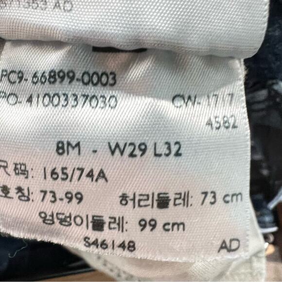 Levi's medium wash mid rise modern boot cut jeans size 8 B139 - Picture 4 of 5